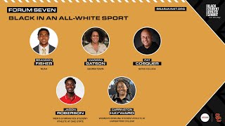 2024 Black Student Athlete Summit Forum Black in an All White Sport [upl. by Zachery]