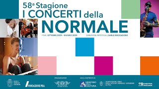 Presentazione LVIII Stagione de I Concerti della Normale  24 settembre 2024 [upl. by Tobiah173]