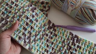 Learn to Make Incredibly Easy Baby Blanket in Minutes  Simple Crochet Blanket for Beginners [upl. by Ehcor365]