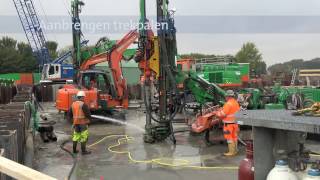 Timelapse start aanleg Rotterdamsebaan [upl. by Burgwell]