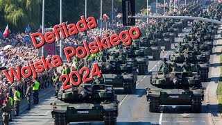 Defilada Wojska Polskiego na ulicach Warszawy 2024 [upl. by Ecarg96]