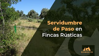 Servidumbre de Paso en Fincas Rústicas [upl. by Brabazon]