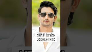 Sushant Singh Rajput Secured AIR 7 in the AIEEE 2003 🥰 sushantsinghrajput justice shorts [upl. by Sabsay733]