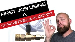 First Job Using A DOWNSTREAM INJECTOR  Why You Should Use It [upl. by Aihset]