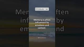 How Emotions and Context Influence Our Memories shorts [upl. by Bainbridge135]