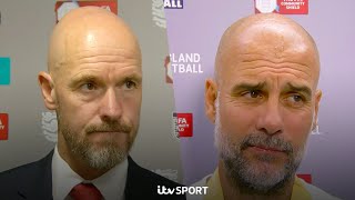 Manchester United v Manchester City  Community Shield 2024  FULL REACTION  ITV Sport [upl. by Nnylodnewg]