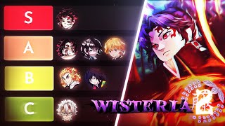 Wisteria 2  The BEST Breathings Styles Tier List [upl. by Sibelle699]