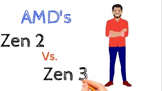 AMDs Zen 2 Vs Zen 3 [upl. by Azeria]