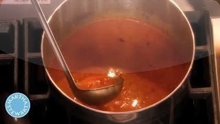 Roasted Tomato Soup Recipe  Martha Stewart [upl. by Natsirc]