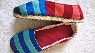 How to make Espadrilles [upl. by Lorre886]