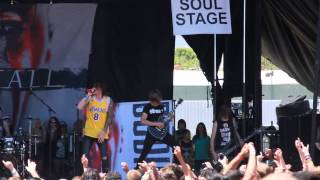 Blessthefall  quotPromised Onesquot LIVE HD Pomona Warped Tour 2013 Day 1 [upl. by Mackenie798]