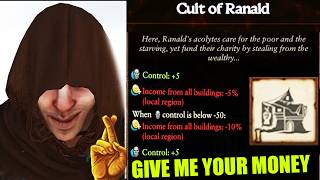 Cult of Ranald Unusual Location Steals 10 of Your Money if the Public Order is Low [upl. by Notniuq198]