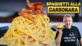 How to Make Next Level SPAGHETTI alla CARBONARA [upl. by Halehs]