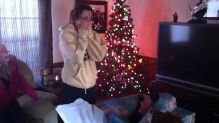 Marine Surprises Girlfriend with Christmas homecoming [upl. by Selhorst189]