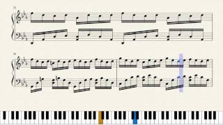 Bach G Minor Piano Tutorial  Sheets [upl. by Nylirrehs]