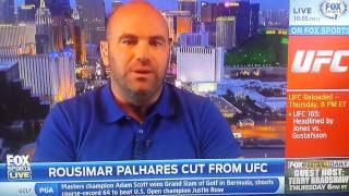 Dana White fires Rousimar Palhares [upl. by Andros547]