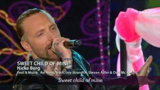 NICKE BORG  Rockmedley Live Den flygande mattan 2011 [upl. by Steinway]