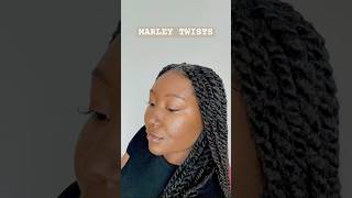 EASY DIY MARLEY TWISTS ON TYPE 4B HAIR marleytwists [upl. by Alphard]