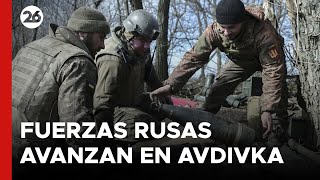 Las fuerzas rusas avanzan en Avdivka [upl. by Eissej746]