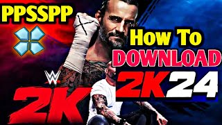 WWE 2K24 PSP GAME Tutorial  Graphics And Entrance Pac🔥😱 2K24 ps2 ISO wwe2k23psp [upl. by Ykvir672]