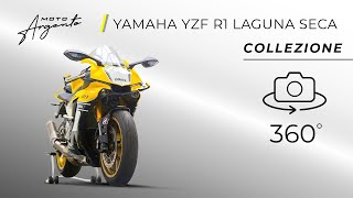 Yamaha YZF R1 quotLaguna Secaquot  Moto da Collezione  Vista a 360°  Moto Argento [upl. by Ynitsed636]