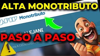 Alta Monotributo Unificado  Paso a Paso AFIP  Guía Completa [upl. by Ysiad638]