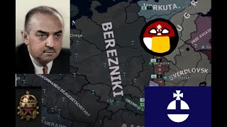 HOI4TNO Berezniki Reunites Western Russia and Implements MonarchoCommunism timelapse [upl. by Lucy]