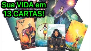 Sua Vida em 13 CARTAS Tarot Amor 💕⭐️ [upl. by Leonora]