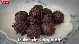 Receta de Trufas de Chocolate  Gourmet [upl. by Huxley398]