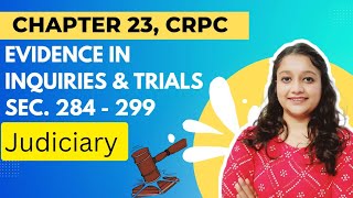 PART B  Section 284  299 CrPC  Chapter 23  Judiciary [upl. by Ani584]