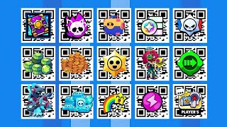 FREE GIFT🎁 x1000 GEMS x5 ANGEL VS DEMON STAR DROPS QR CODES 🤩 BRAWL STARS QR CODE [upl. by Airtemak622]