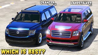 GTA 5  GRANGER 3600LX vs LANDSTALKER XL  Which is Fastest [upl. by Airda]