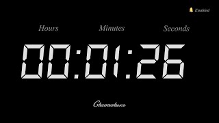 1Minute 26 Second Timer  Clean and Sleek Countdown [upl. by Oakie]