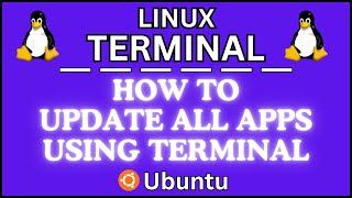 How To Update All Software At Once Using The Terminal In Linux Ubuntu [upl. by Ethelinda]