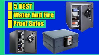 The 5 Best Fireproof Safes on the market  Water and Fireproof Safes  Buying Guide [upl. by Edrahs]