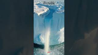 Ice Glacier Falls glacier videography fall ytshorts [upl. by Tera]