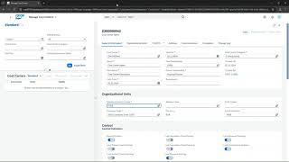 EasyInput  Training 05  01 RF Script SAP Fiori  Cost Center Creation 23 [upl. by Ayokahs]