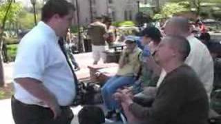 Mormon and Christian Street Preachers argue over which religion is true [upl. by Lirret]