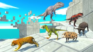 Escape Giganotosaurus At The Lighthouse  Dinosaurs Challenge [upl. by Boyt976]