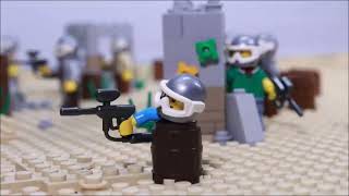 Bedlam Lego Part 2 Lego Paintball Team First Game [upl. by Ximenez901]