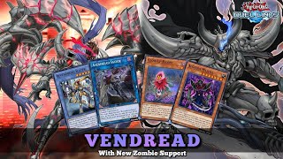 Vendread Deck with New Zombie Support KC Cup Duel YuGiOh Duel Links [upl. by Luann]