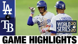 Walker Buehler Ks 10 to fuel Dodgers World Series Game 3 win  DodgersRays Game 3 Highlights [upl. by Meave]