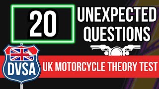 UK Motorcycle Theory Test 2024 DVSA 20 Unexpected Questions [upl. by Immas767]