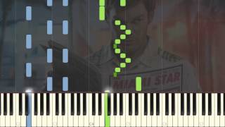 Dexter Theme  Easy Piano Tutorial Synthesia [upl. by Sudhir457]