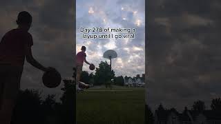 Day 278 of making a layup until I go viral basketball [upl. by Ahsuat]