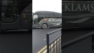 Acklams Coaches Rail Replacement At Hull Interchange buses photography coach shorts youtube [upl. by Komarek]