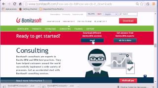 Tutorial Downloading bonita soft BPM [upl. by Centonze541]