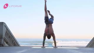 Amazing Yoga Asana on a Liforme Yoga Mat  Featuring Dylan Werner [upl. by Boelter]