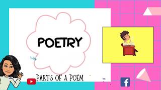 Parts of a Poem  Elements of Poetry  Poetry for Beginners [upl. by Iveel7]