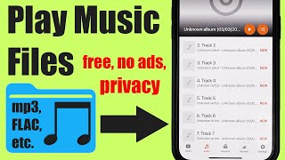 How To Play Music Files On iPhone [upl. by Nagard]